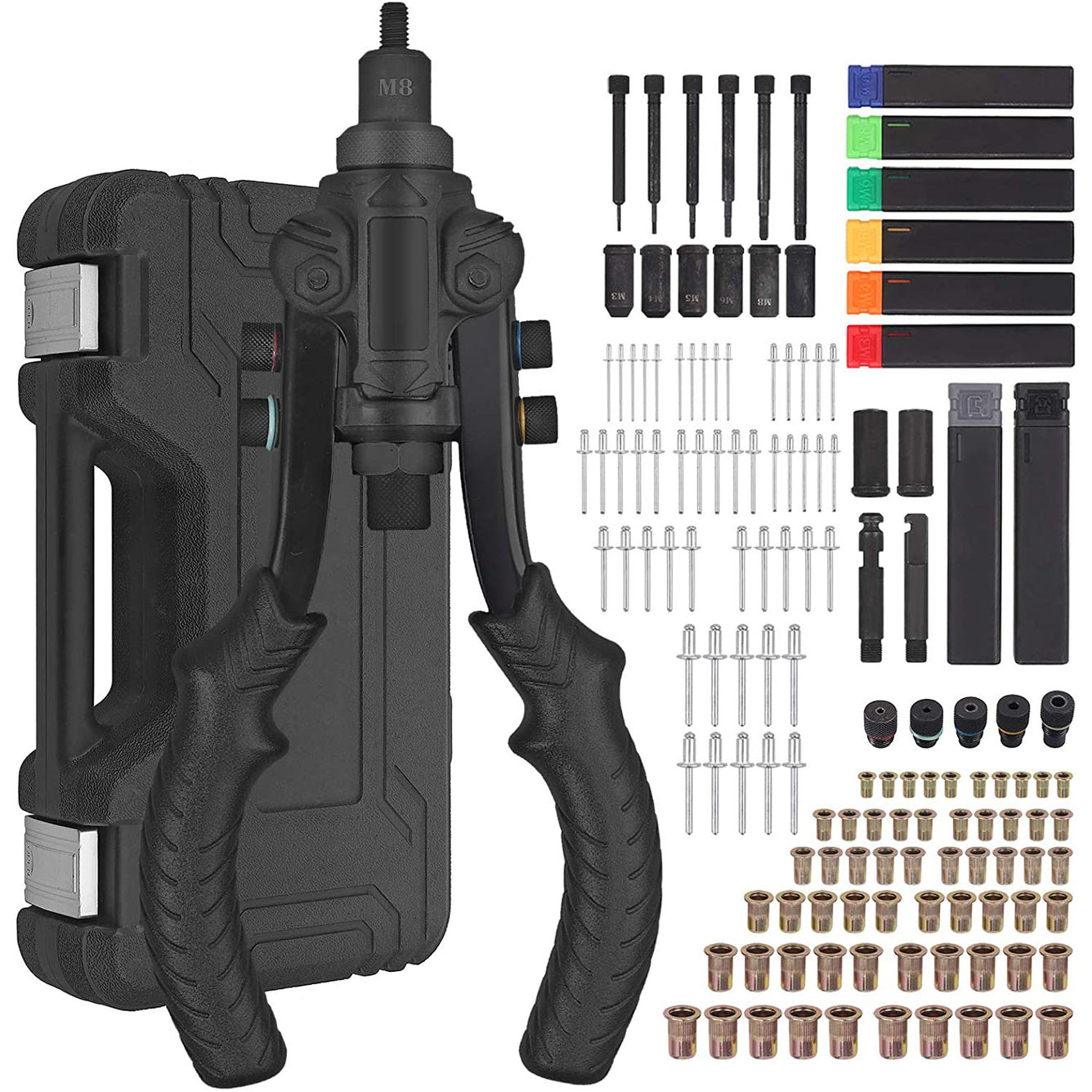 Proster 3 in 1 Riveting Nut Gun Reaming Set