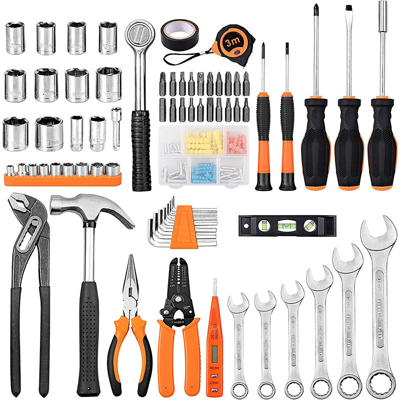 Proster Home Tool Set 130 PCS Household Hand Tool Kit