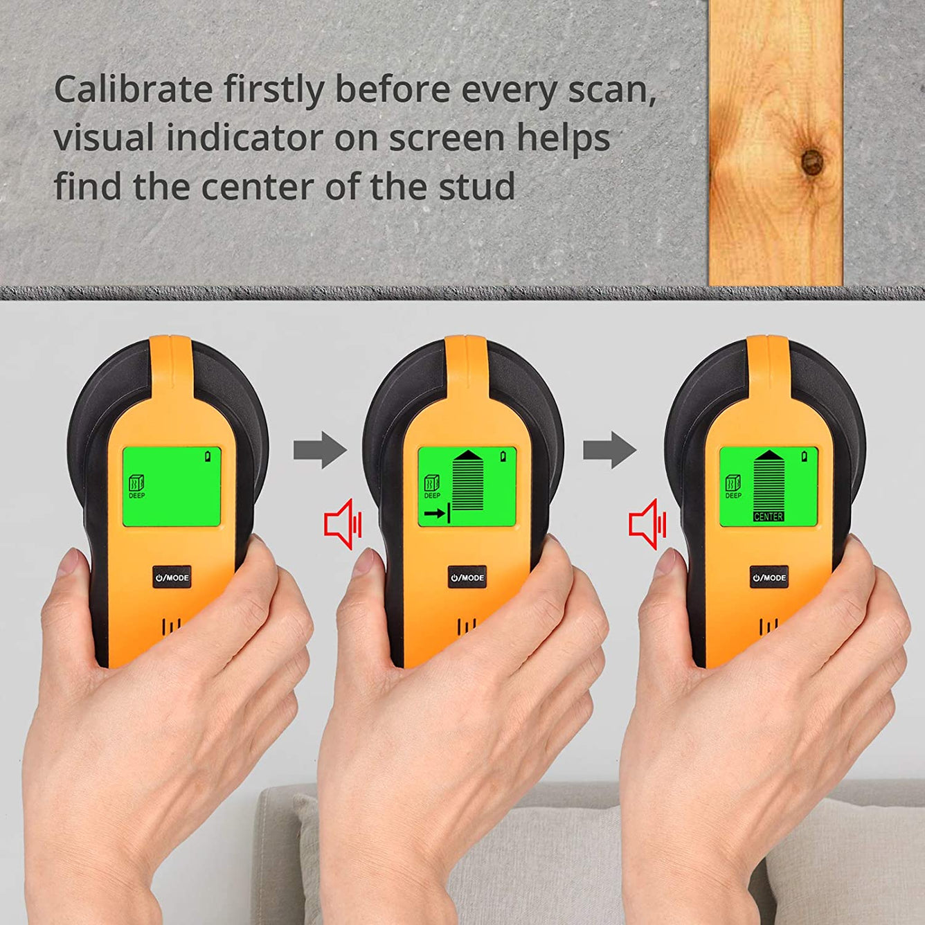 Proster Stud Finder 4 in 1 Electric Wall Scanner