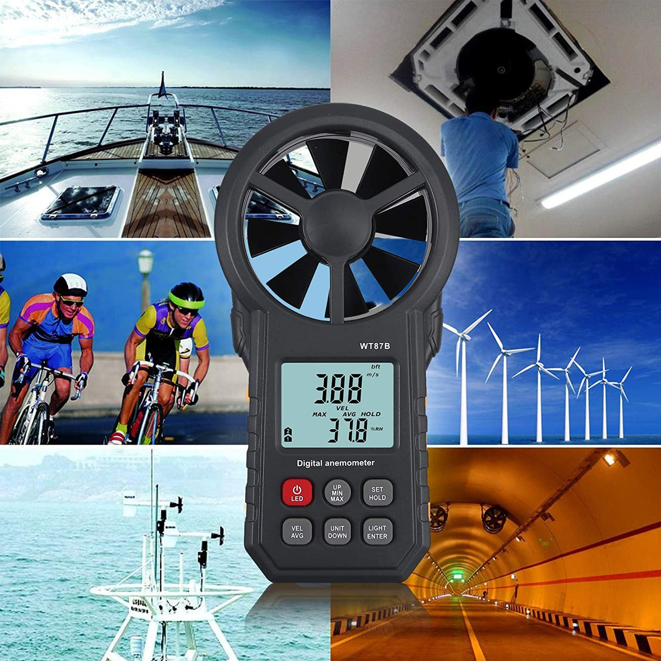 Proster Digital Wind Speed Anemometer