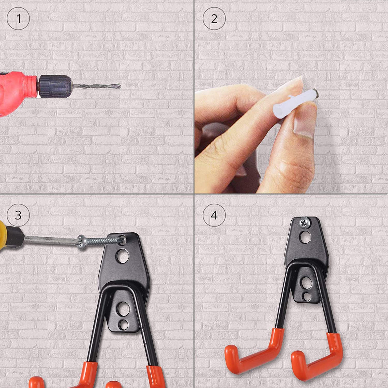 Proster Garage Hooks 10 PCS Heavy Duty Wall Hooks
