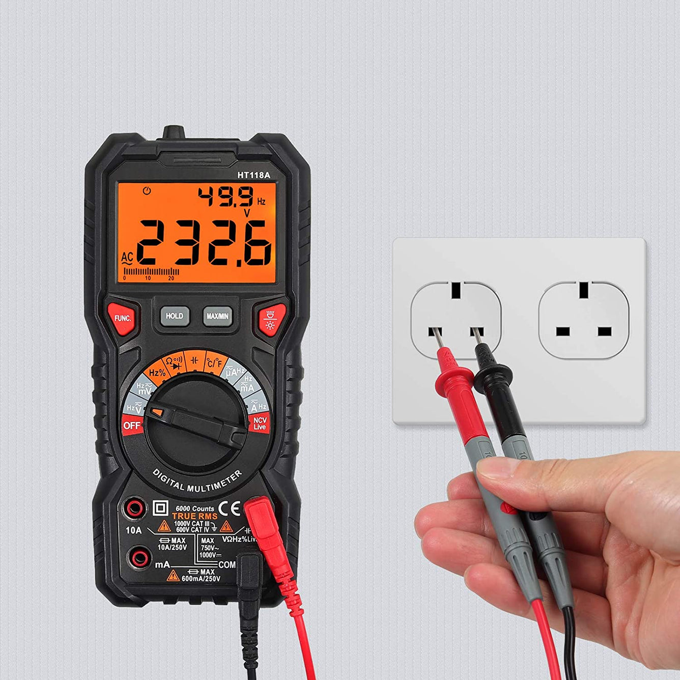 Proster 6000 Count TRMS Digital Multimeter