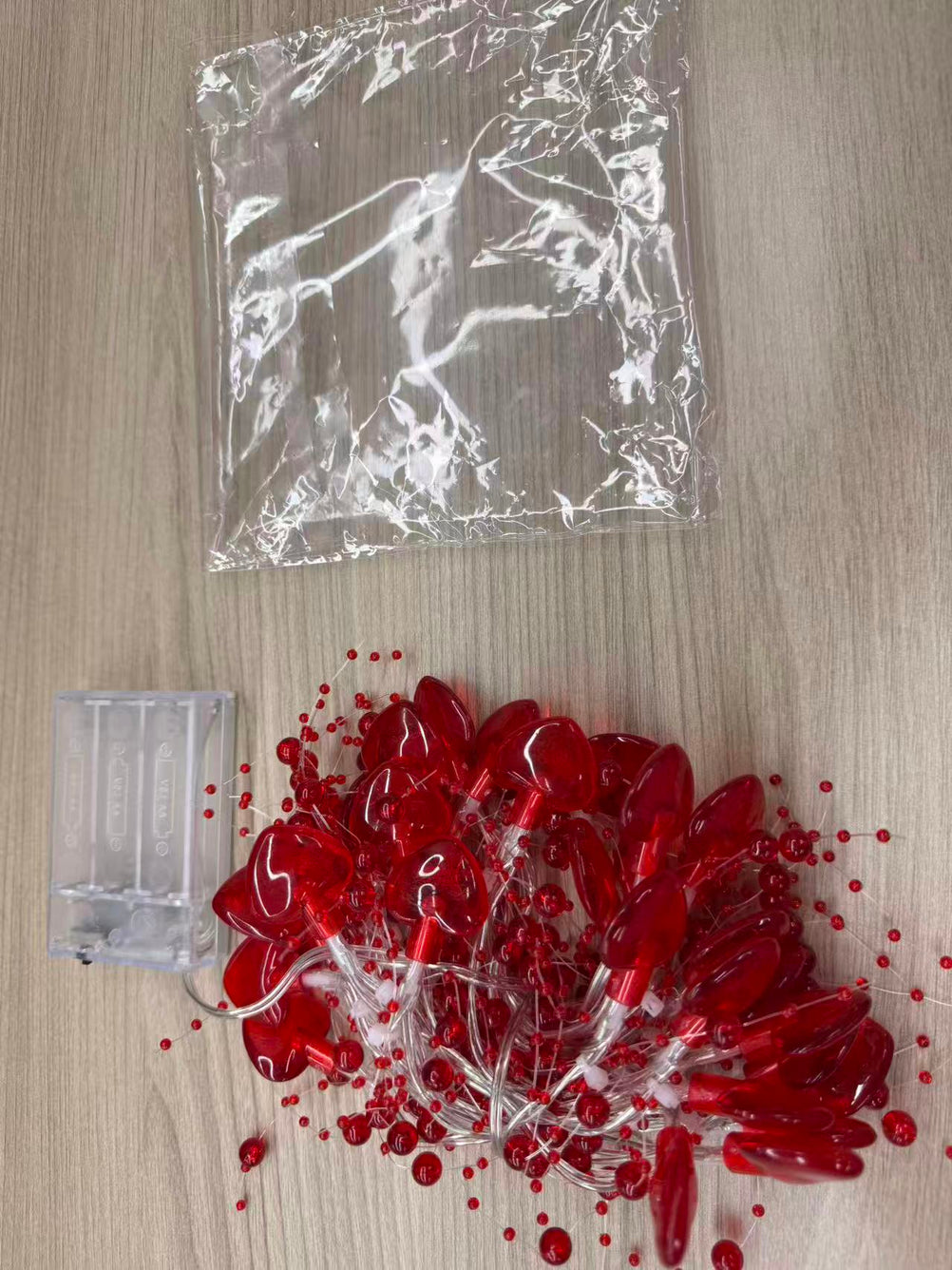 Heart String Lights Plug in