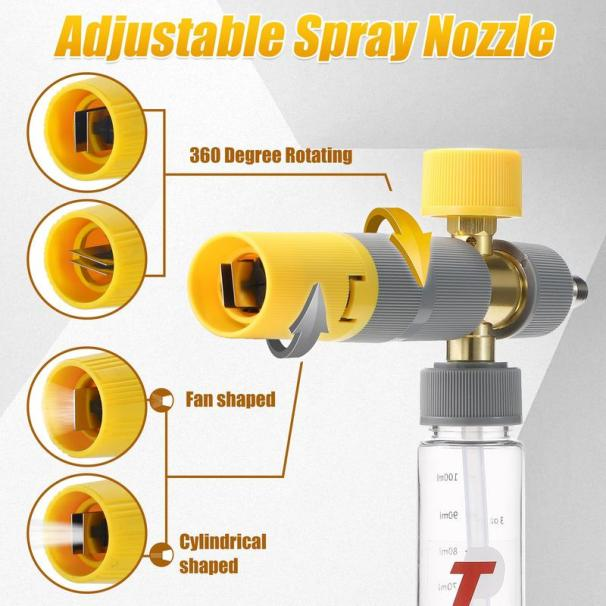 Foam Cannon and Dual-Connector Accessory