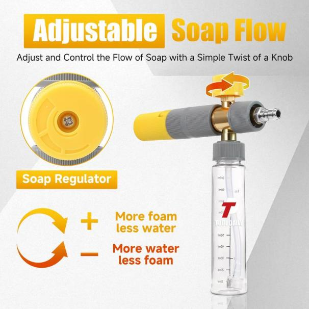 Foam Cannon and Dual-Connector Accessory