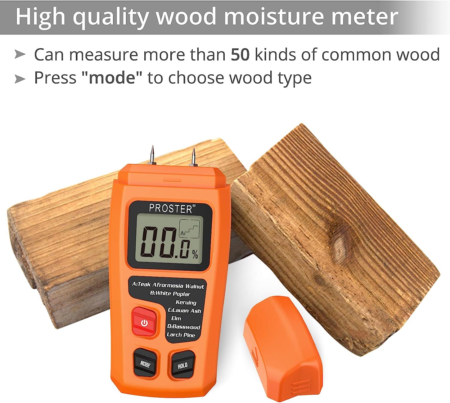 Proster RZMT-10 MD Digital Wood Moisture Meter Handheld Moisture Tester