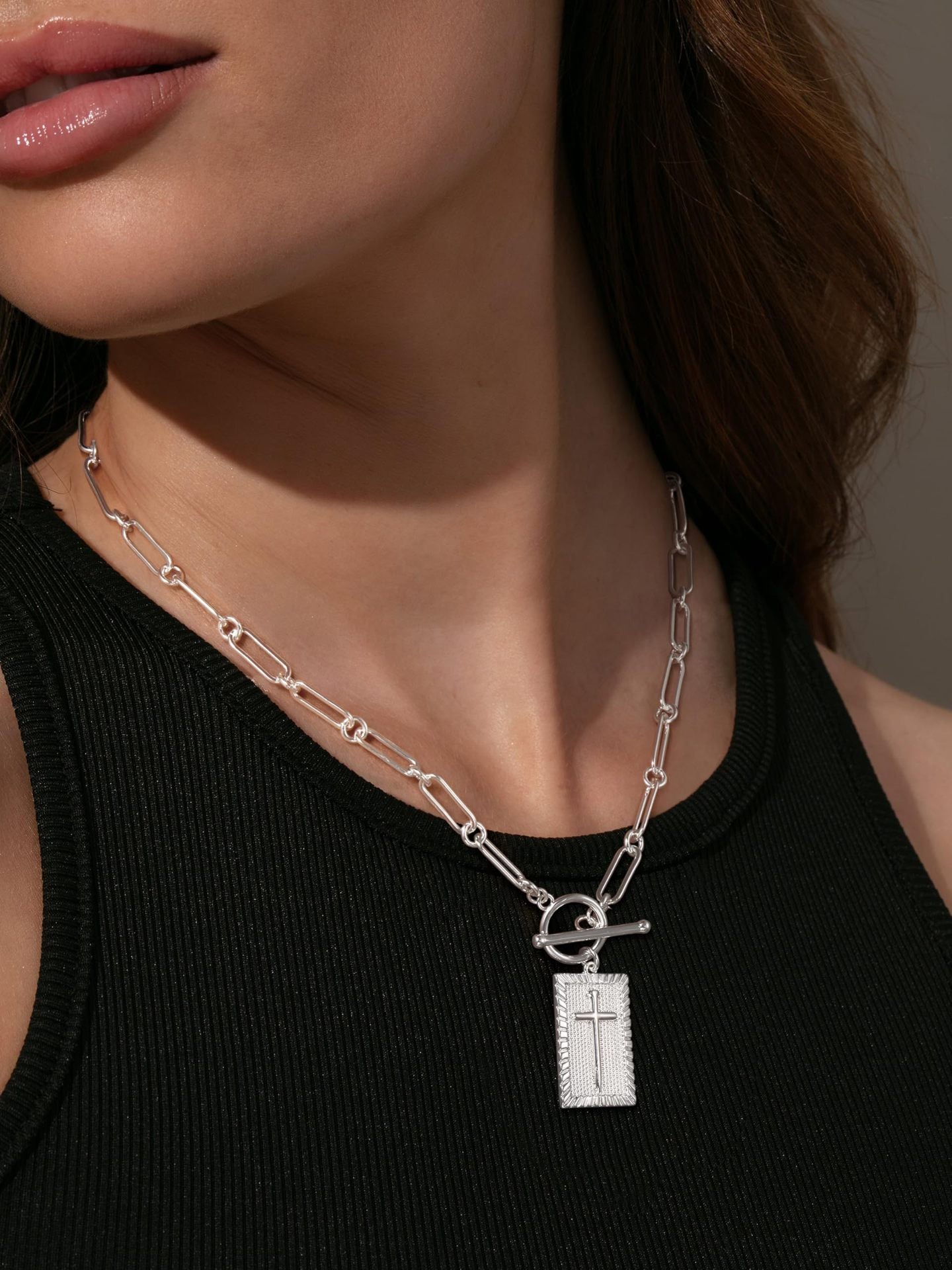 Cross Choker Necklace For Women
