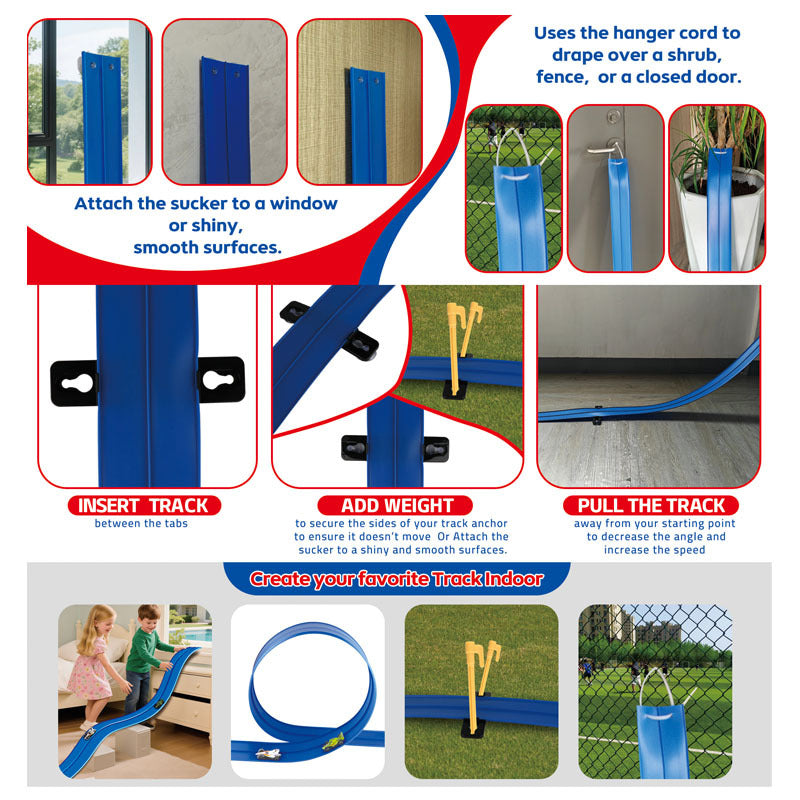 STEM Flexible Race Car Ramp Track