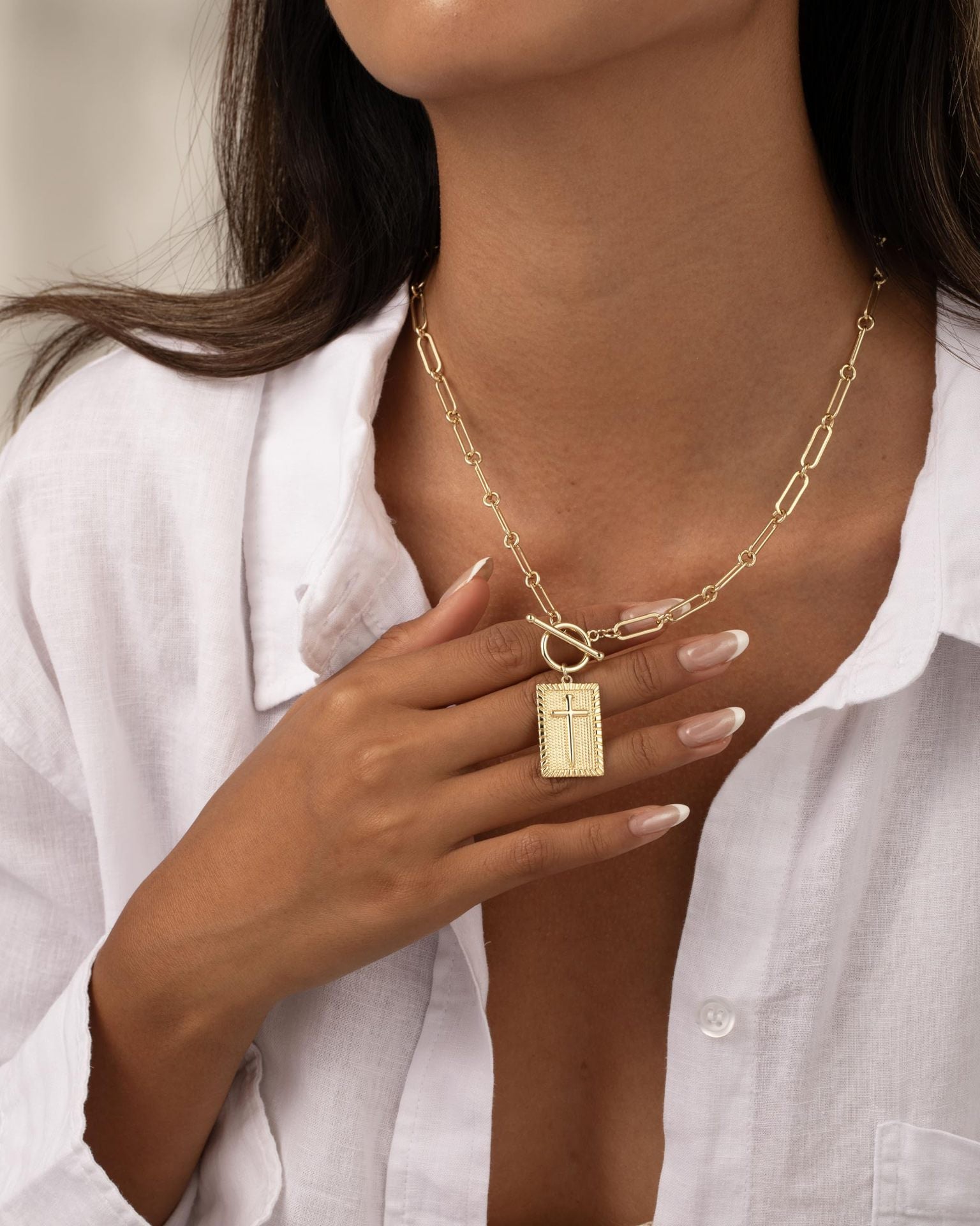 Cross Choker Necklace For Women