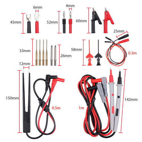 Proster Multimeter Test Leads Kit 23 in 1 Digital Electrical Test Prob ...
