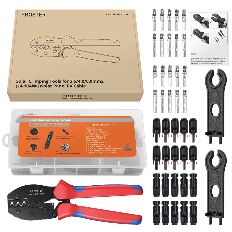 Proster Solar Connector Crimping Tools for 2.5/4.0/6.0mm²