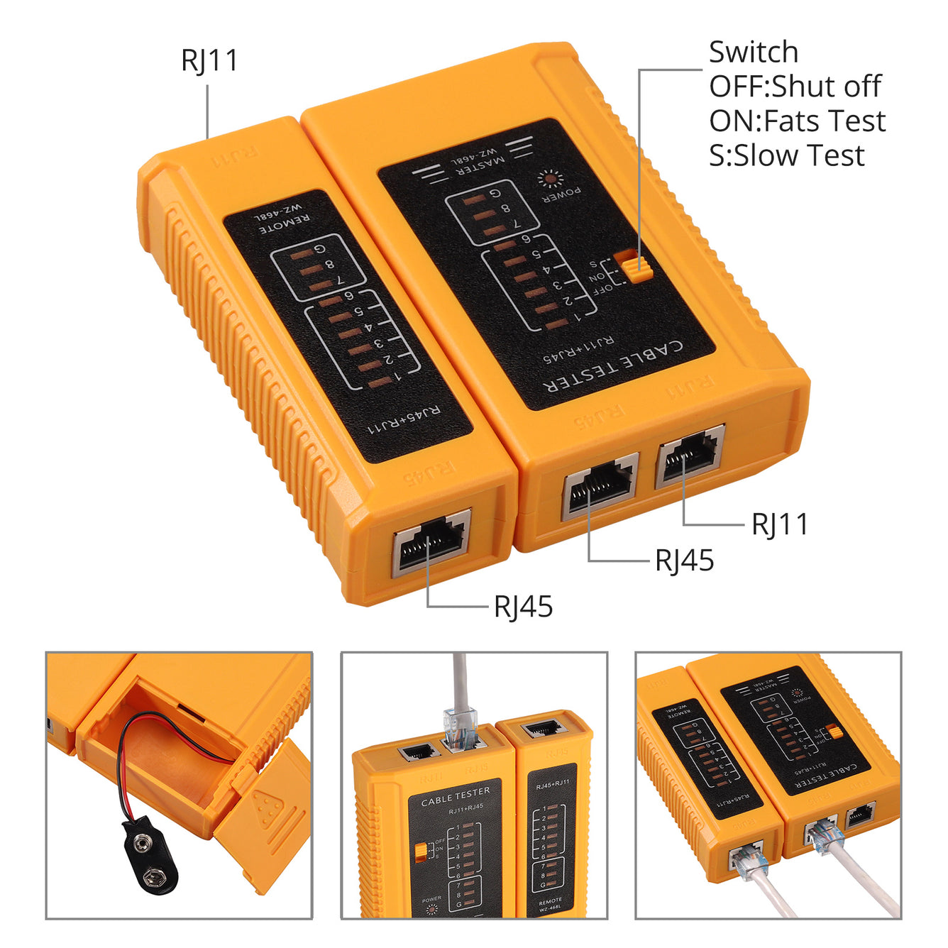 Proster RJ45 Crimping Tool Kit (Orange)