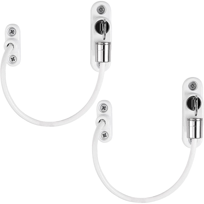 Proster Window Restrictor Locks 2 Packs Security Cable