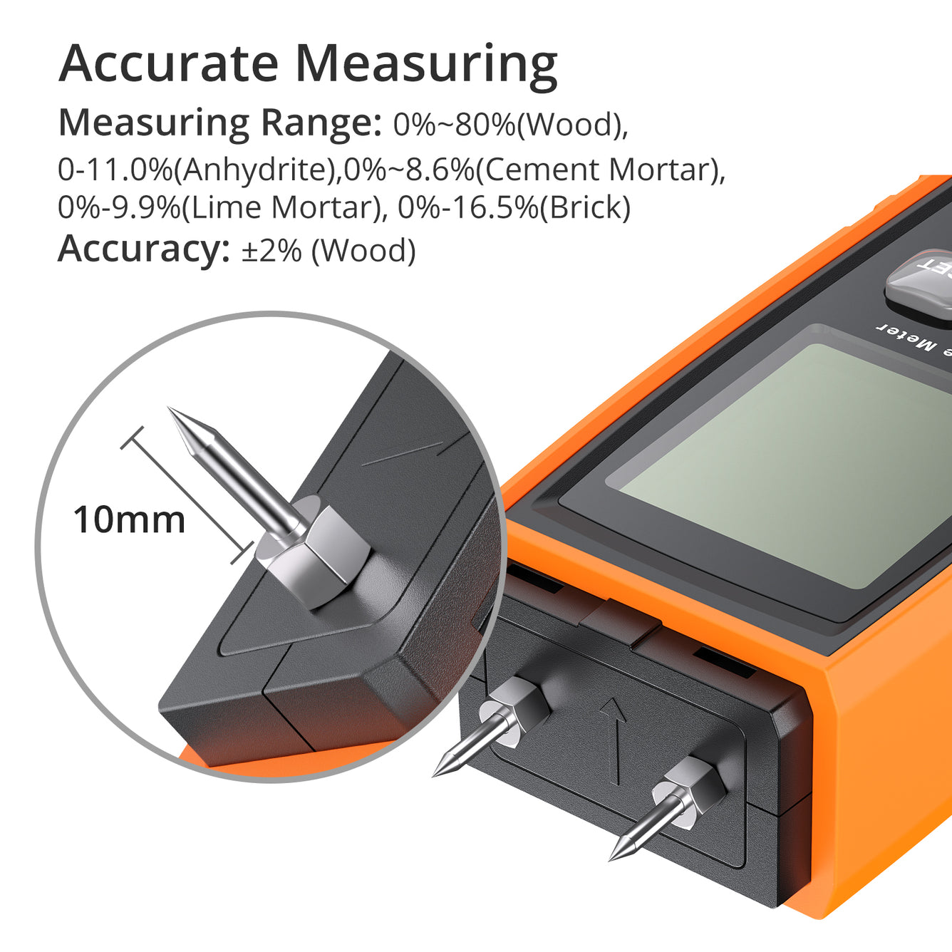 Proster Digital Wood Moisture Meter Portable