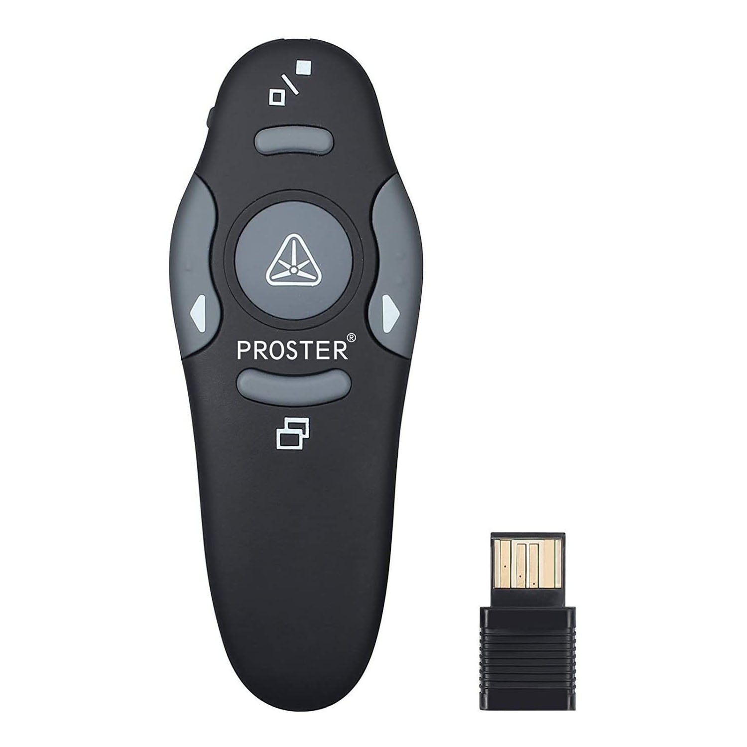 Proster Wireless Presenter 2.4GHz Wireless USB PowerPoint PPT Presenter Remote Control