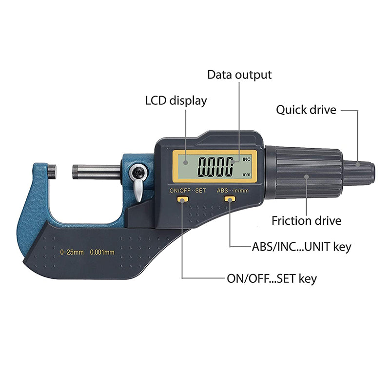 Proster Digital Micrometer 0-1