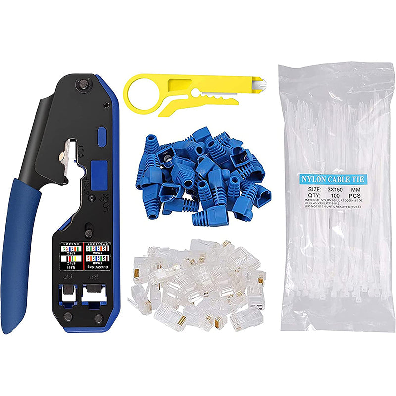 Proster RJ45 Crimp Tool Set Network Crimping Tool