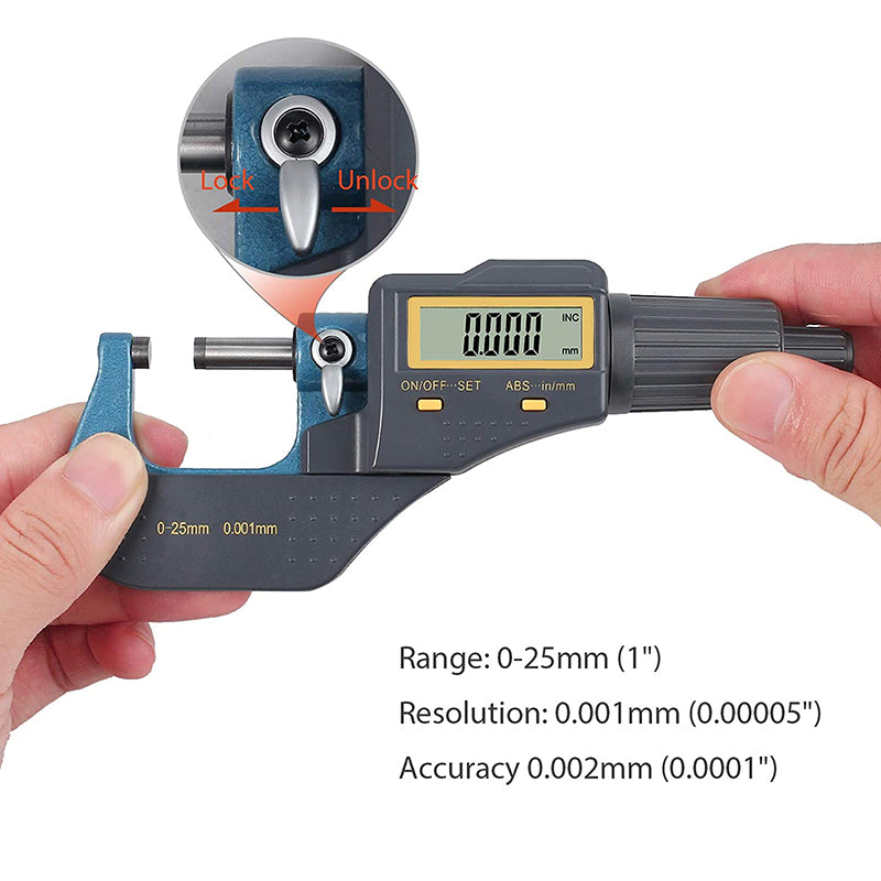 Proster Digital Micrometer 0-1
