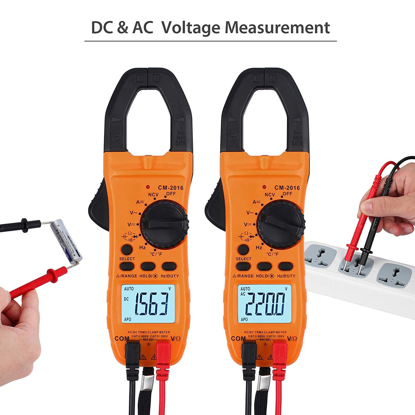 Proster Digital Clamp Meter TRMS Auto Ranging 5999 Counts Multimeter