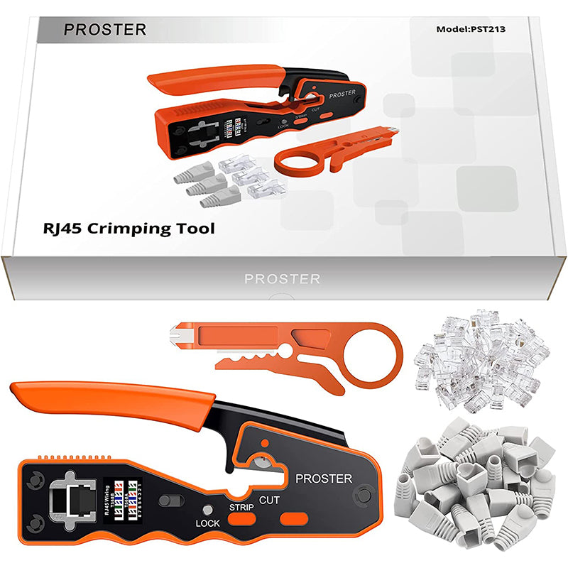 Proster RJ45 Crimping Tool Proster Network Cable Pliers Connector Netw ...