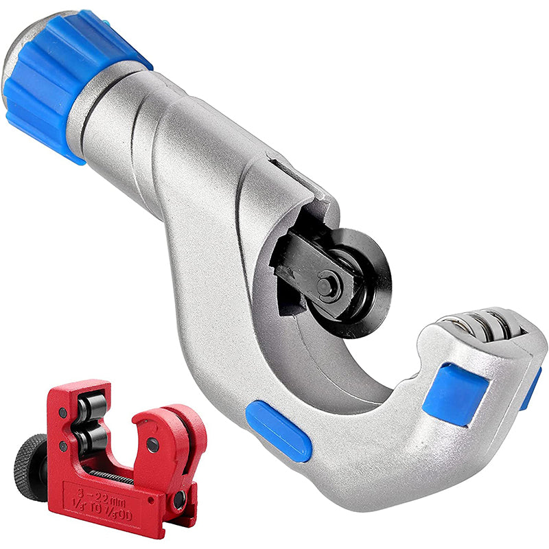 Proster 2 PCS Pipe Cutter Set 5-50mm Large Tube Cutter and 3-22mm Mini Tube Cutter