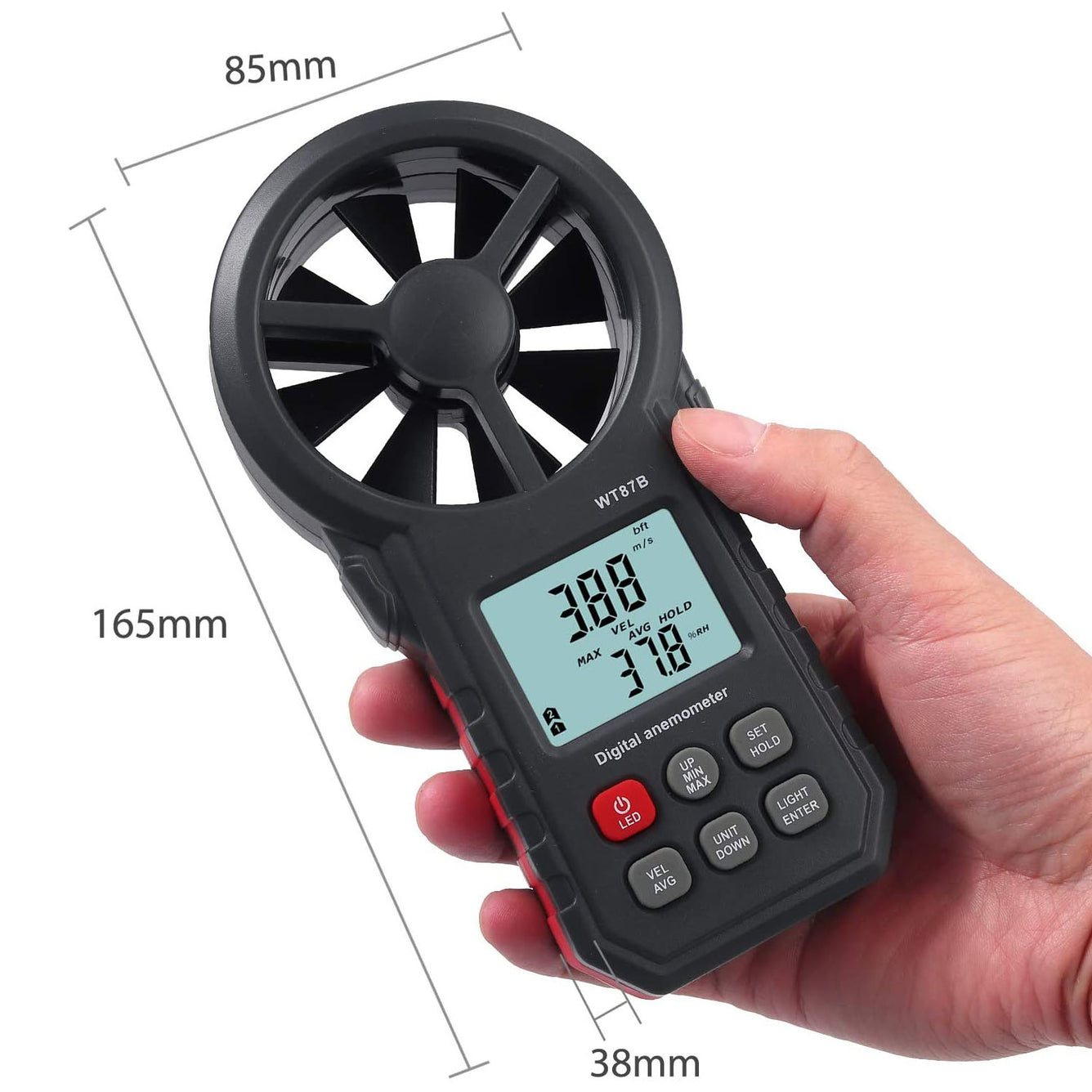 Proster Digital Wind Speed Anemometer