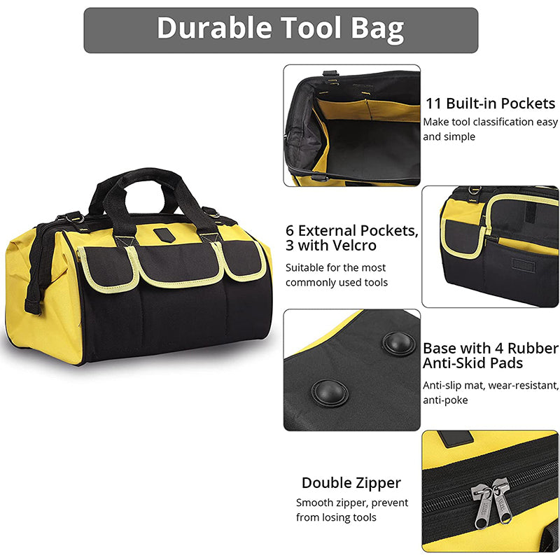 Proster 18-Inch Tool Bag Waterproof and Tear-Resistant 45*26*25cm