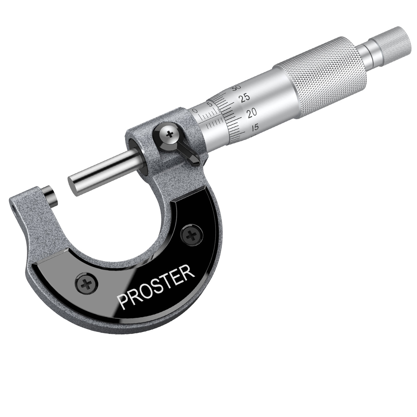 Proster Outside Micrometer 0-25mm(0.01mm Graduations) Metric External Caliper